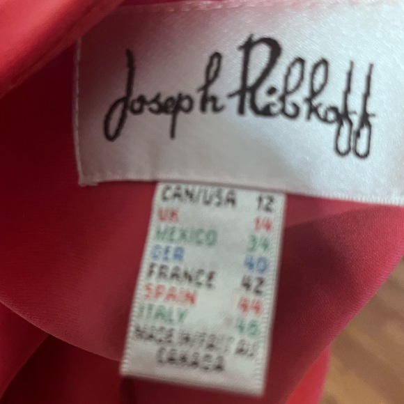 NWOT Joseph Ribkoff Coral Colored Blazer in Pristine Condition!! - Picture 7 of 8